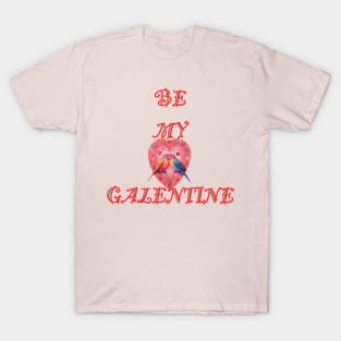 Galentines day lovebirds happily singing T-Shirt